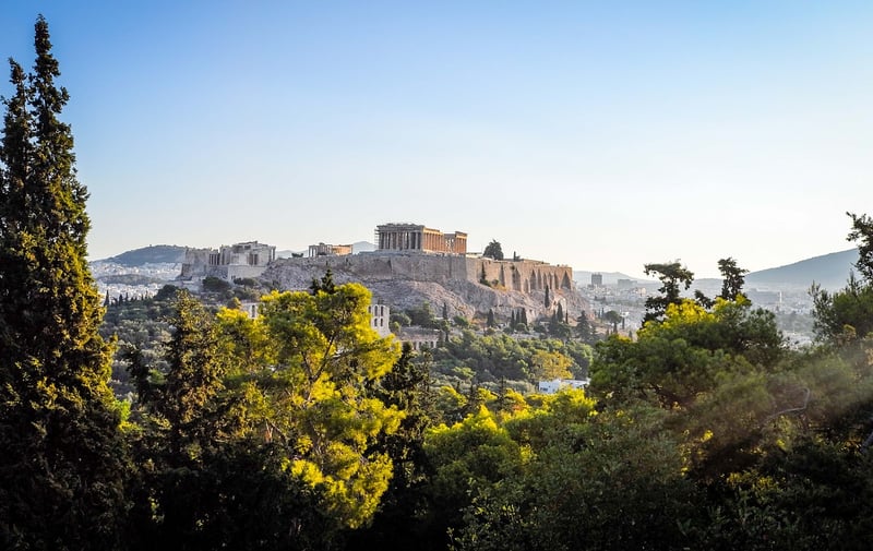 Ancient Ruins in Athens, Greece
